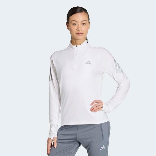 adidas Performance Rollkragenshirt ADI365 ICONIC RUNNING, REISSVERSCHLUSS BIS ZUR BRUST
