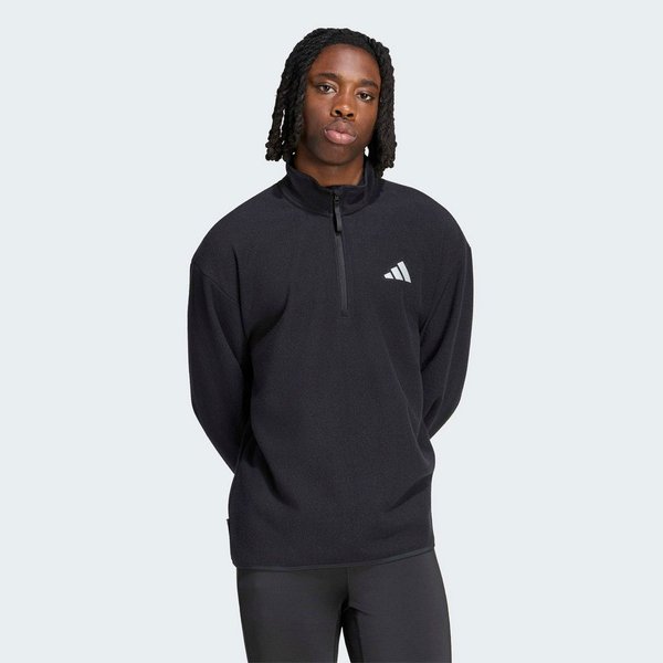 adidas Performance Rollkragenshirt ADI365 RUNNING ESSENTIALS WINTERISED FLEECE HALF-ZIP mit Reißverschluss, climawarm® Technologie, aus Polyester