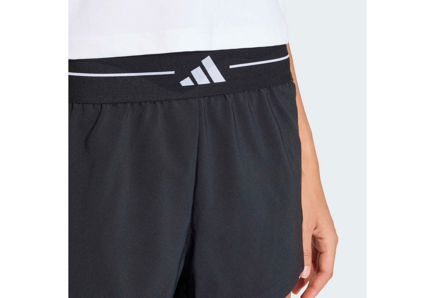 adidas Performance Shorts HYG WOVEN mit Climacool® Technologie, aus Polyester, enger Schnitt – Bild 4 von 5