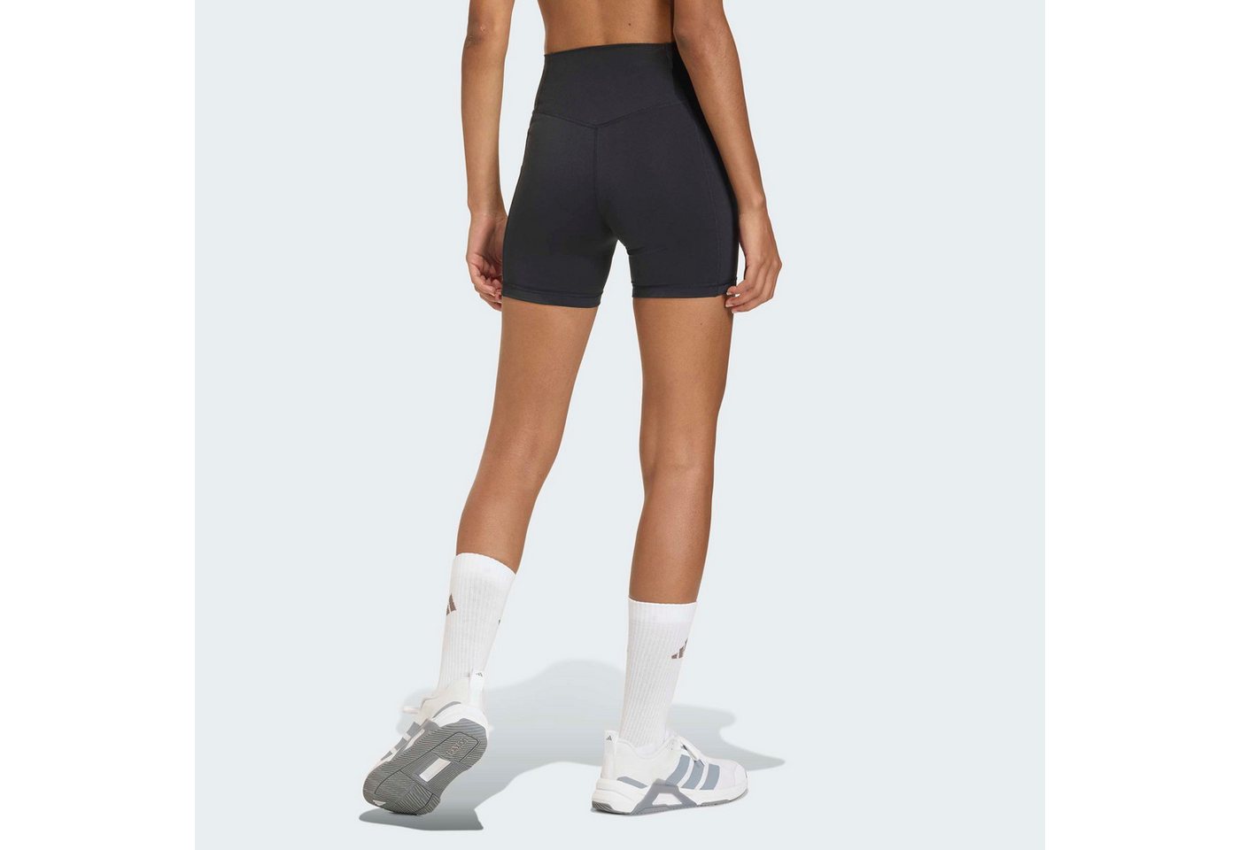 adidas Performance Shorts OPTIME ESSENTIALS WORKOUT KURZE LEGGINGS für Erwachsene, mit sportlichem Stil – Bild 3 von 5
