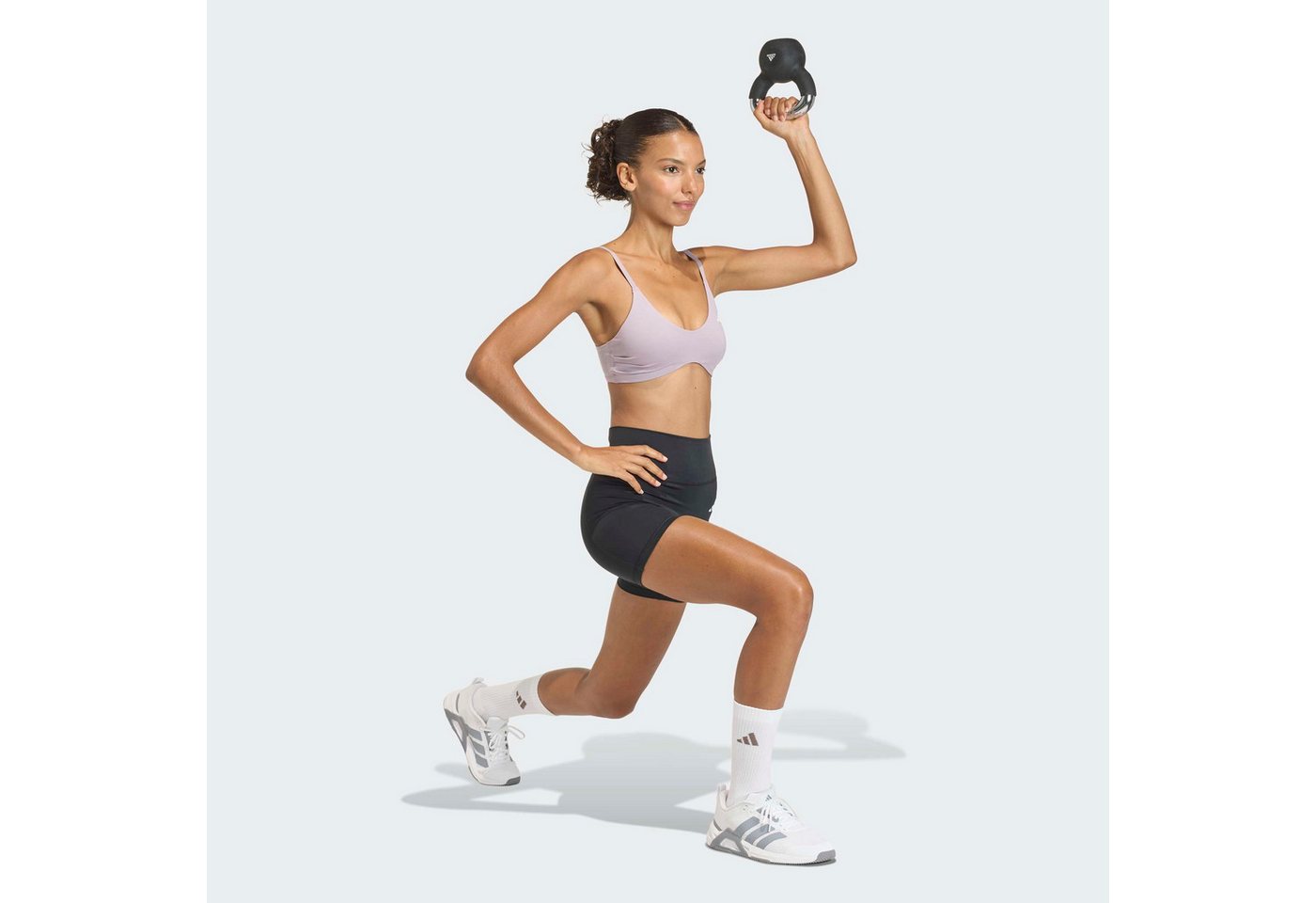 adidas Performance Shorts OPTIME ESSENTIALS WORKOUT KURZE LEGGINGS für Erwachsene, mit sportlichem Stil – Bild 5 von 5