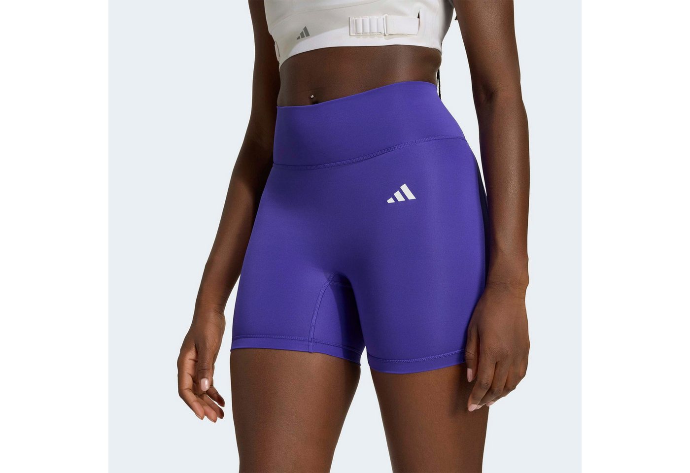 adidas Performance Shorts OPTIME ESSENTIALS WORKOUT KURZE LEGGINGS für Erwachsene, mit sportlichem Stil – Bild 2 von 5