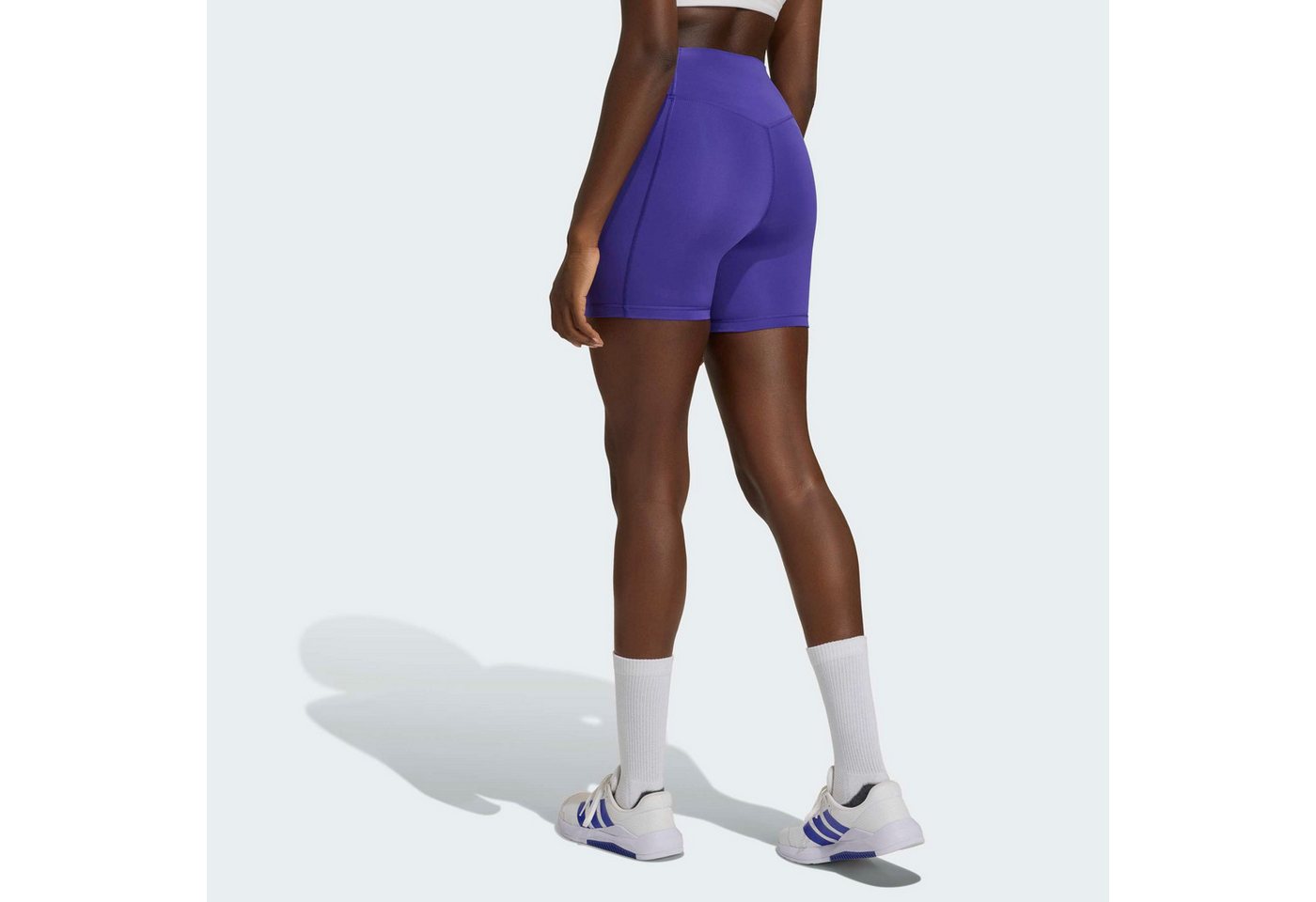 adidas Performance Shorts OPTIME ESSENTIALS WORKOUT KURZE LEGGINGS für Erwachsene, mit sportlichem Stil – Bild 3 von 5