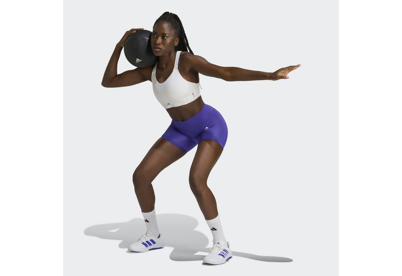 adidas Performance Shorts OPTIME ESSENTIALS WORKOUT KURZE LEGGINGS für Erwachsene, mit sportlichem Stil – Bild 5 von 5