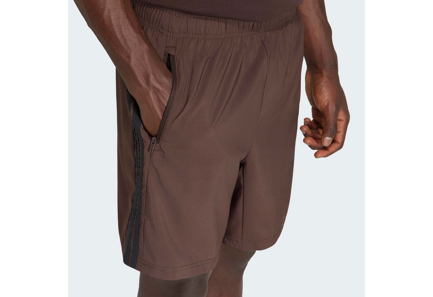adidas Performance Shorts WORKOUT ESSENTIALS BASE 3-STREIFEN WOVEN normal-weit, für Fitness und Sportmode, sportlich, aus Polyester – Bild 3 von 5