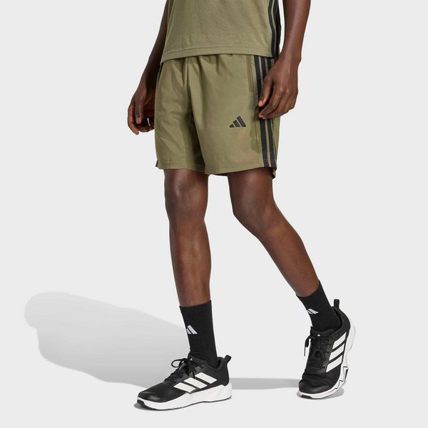 adidas Performance Shorts WORKOUT ESSENTIALS BASE 3-STREIFEN WOVEN normal-weit, für Fitness und Sportmode, sportlich, aus Polyester