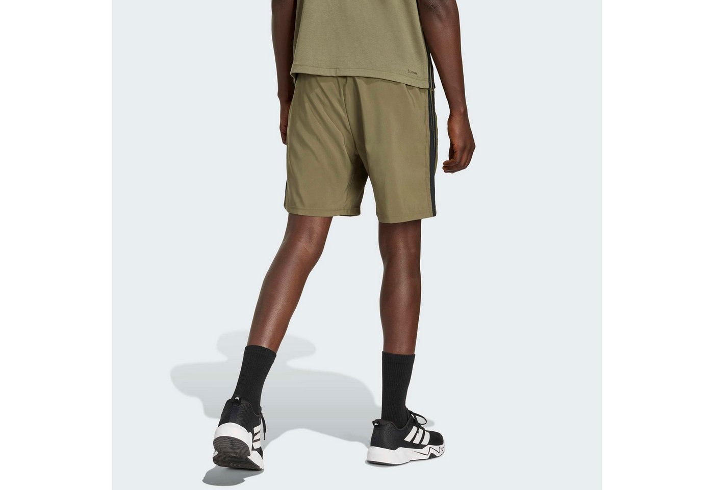 adidas Performance Shorts WORKOUT ESSENTIALS BASE 3-STREIFEN WOVEN normal-weit, für Fitness und Sportmode, sportlich, aus Polyester – Bild 2 von 5
