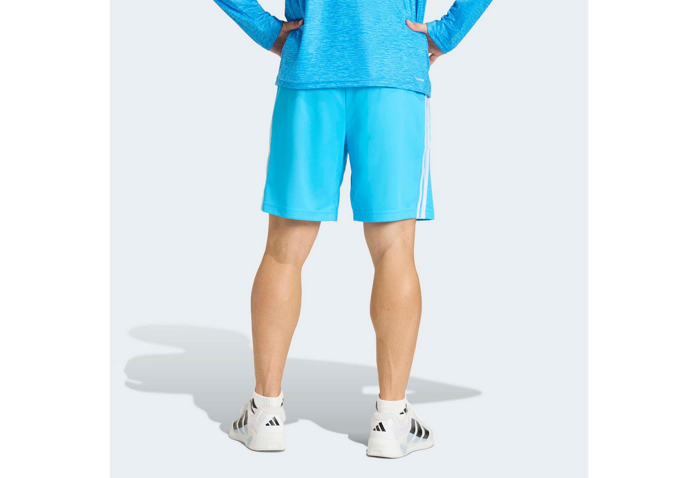 adidas Performance Shorts WORKOUT ESSENTIALS BASE 3-STREIFEN PIKEE-, 23 CM sportlicher Stil, für sportliche Aktivitäten, aus Polyester – Bild 2 von 5