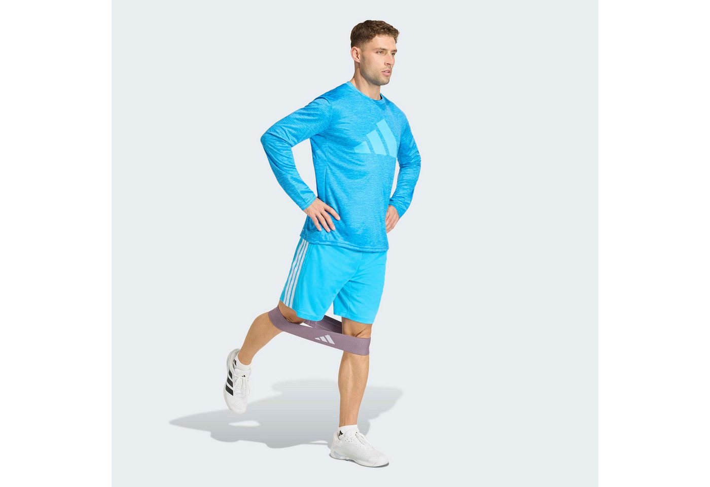 adidas Performance Shorts WORKOUT ESSENTIALS BASE 3-STREIFEN PIKEE-, 23 CM sportlicher Stil, für sportliche Aktivitäten, aus Polyester – Bild 5 von 5