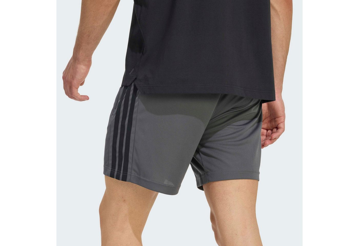 adidas Performance Shorts WORKOUT ESSENTIALS BASE 3-STRIPES PIQUÉ 7 IN – Bild 3 von 5
