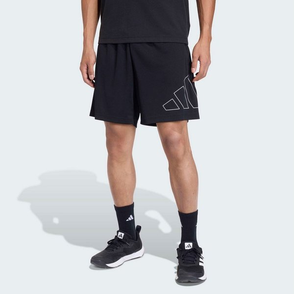 adidas Performance Shorts WORKOUT ESSENTIALS BASE PIQUE BIG LOGO im Bermudas-Stil, sportlicher Stil, für Erwachsene