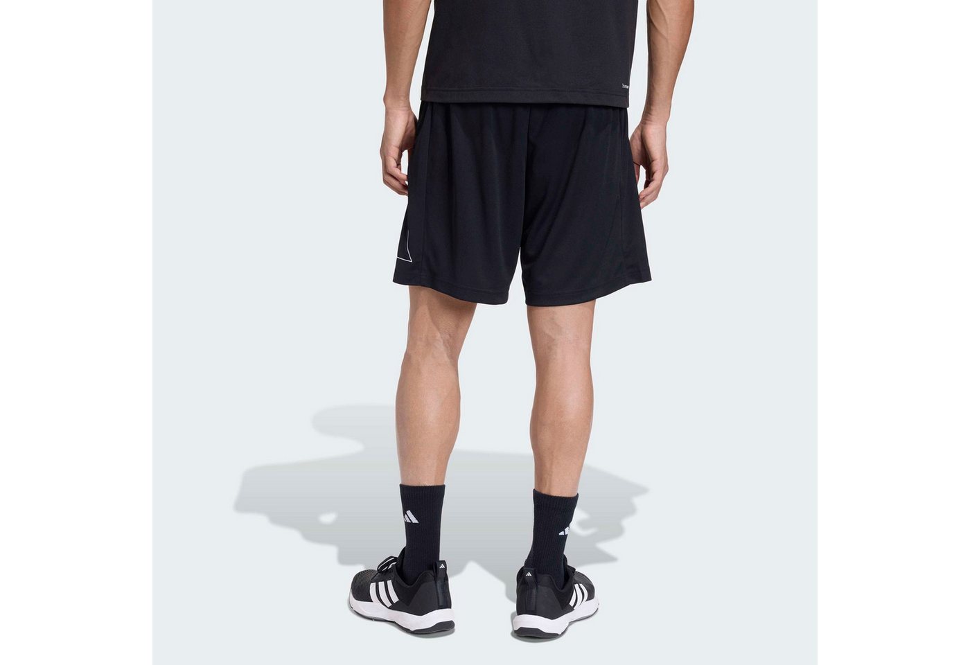 adidas Performance Shorts WORKOUT ESSENTIALS BASE PIQUE BIG LOGO im Bermudas-Stil, sportlicher Stil, für Erwachsene – Bild 2 von 5