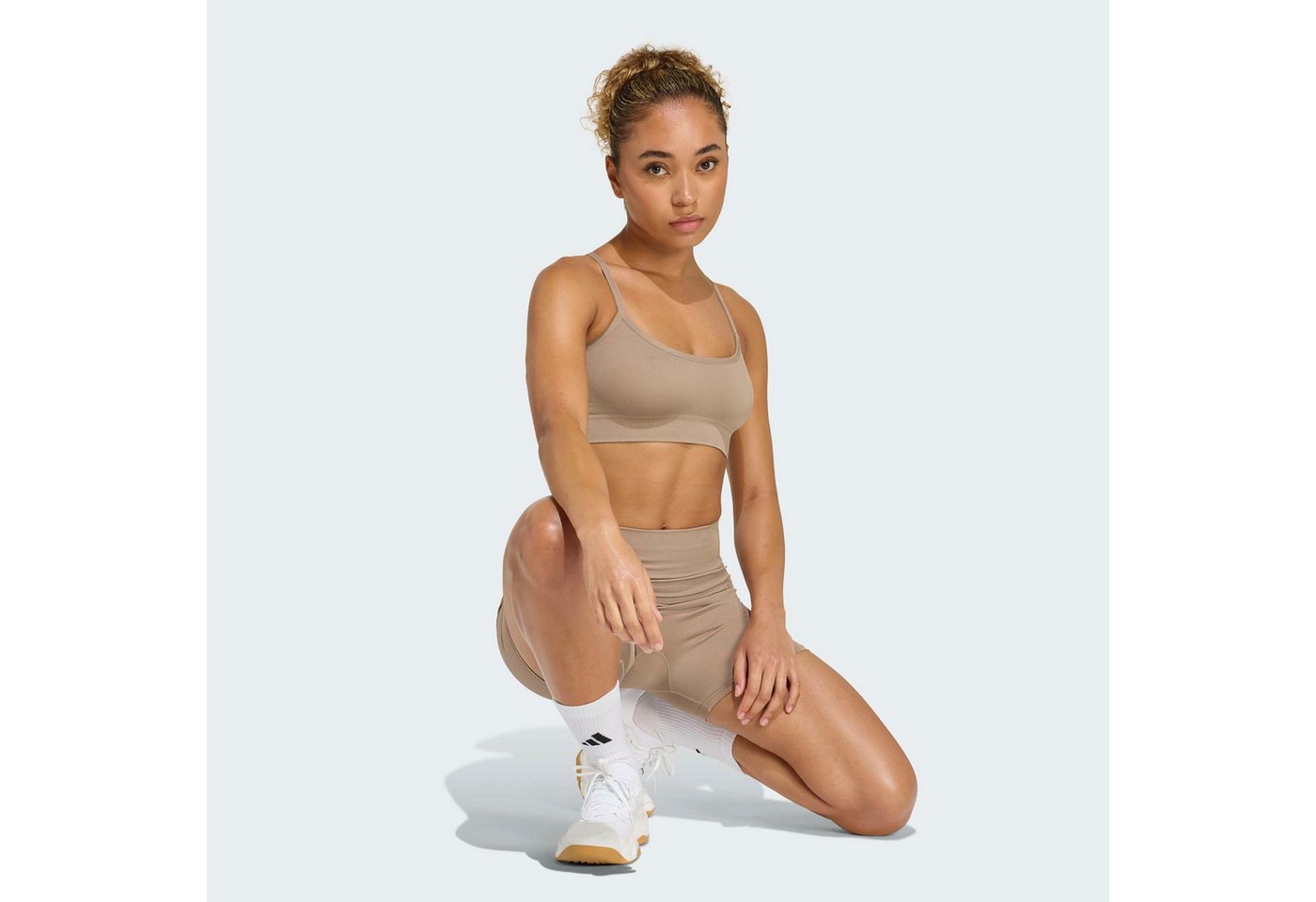 adidas Performance Shorts WORKOUT ESSENTIALS LEGGINGS, GESTRICKT, 10 CM für Training, mit CLIMACOOL Technologie, schnell trocknend – Bild 5 von 5