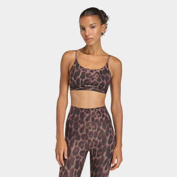 adidas Performance Sport-BH OPTIME ESSENTIALS WORKOUT LEOPARD BH, LEICHT STÜTZEND