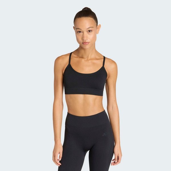 adidas Performance Sport-BH WORKOUT ESSENTIALS KNIT LIGHT SUPPORT PADDED BH