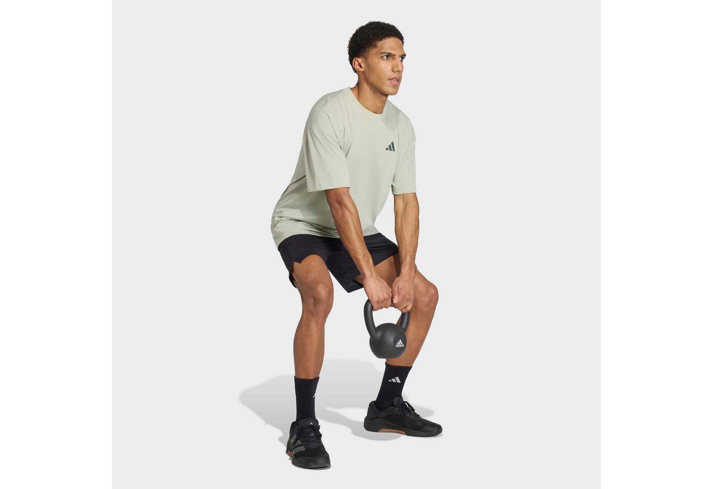 adidas Performance T-Shirt CLIMACOOL FUN TRAINING GRAFIK für Erwachsene, mit climacool®, aus Polyester und Baumwolle – Bild 5 von 5
