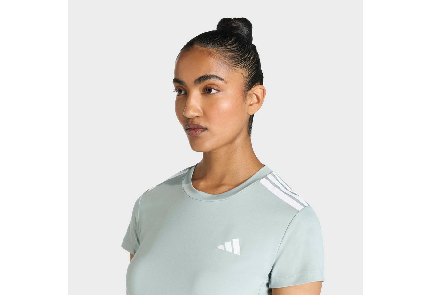 adidas Performance T-Shirt HYPERGLAM 3-STREIFEN – Bild 3 von 5