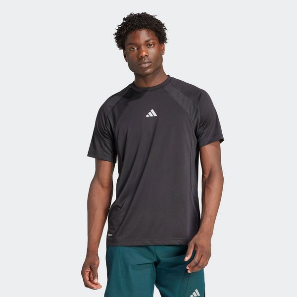 adidas Performance T-Shirt TECH APPAREL CLIMACOOL sportlicher Stil, mit glänzenden Details, ohne Verschluss