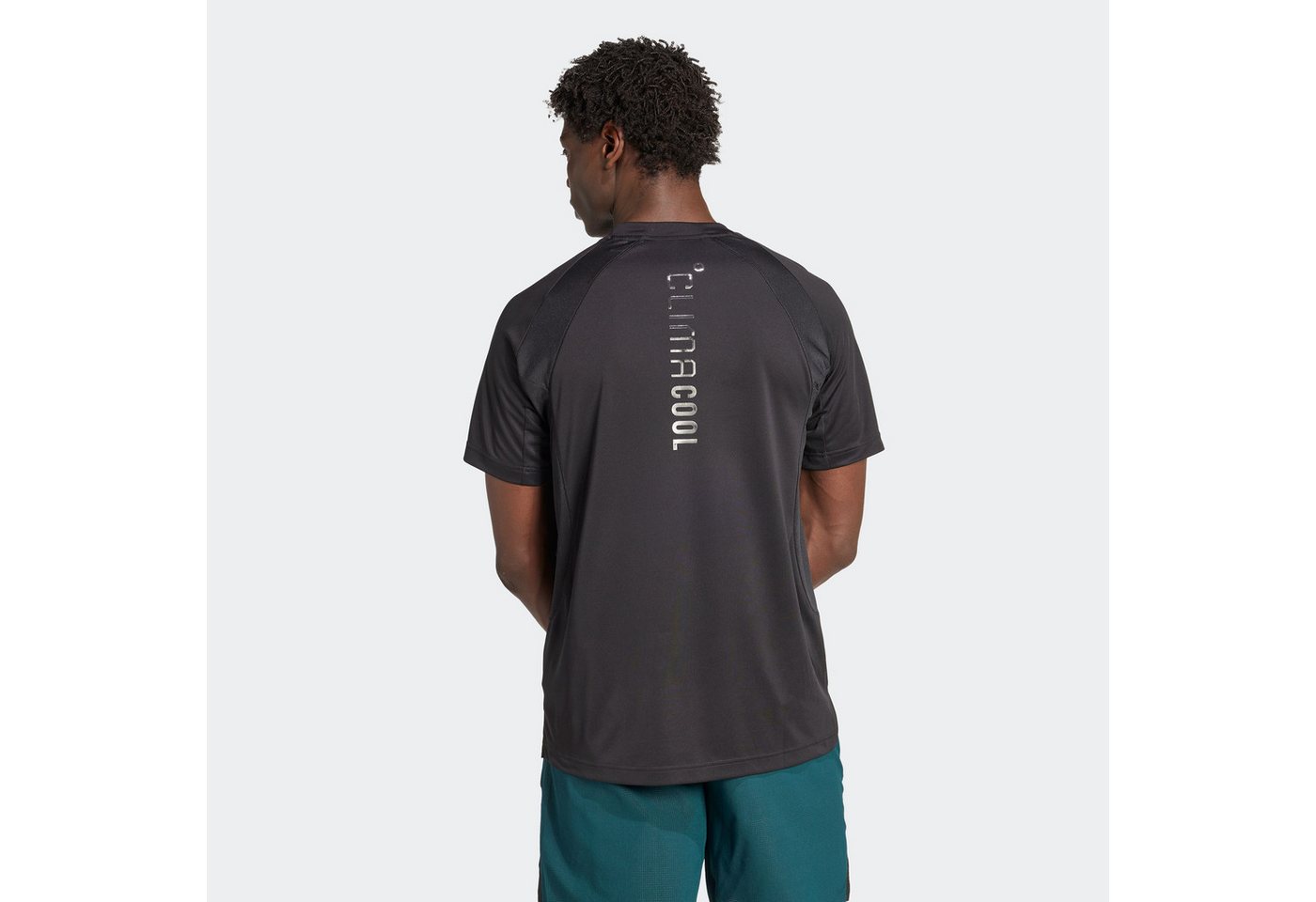 adidas Performance T-Shirt TECH APPAREL CLIMACOOL sportlicher Stil, mit glänzenden Details, ohne Verschluss – Bild 2 von 5