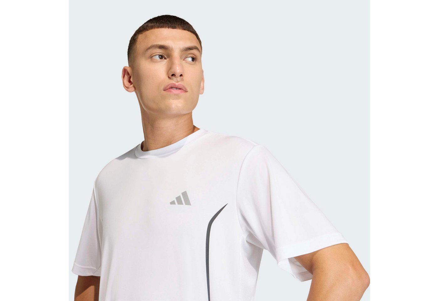 adidas Performance T-Shirt TECH APPAREL mit Rundhalsausschnitt, ohne Verschluss – Bild 4 von 5
