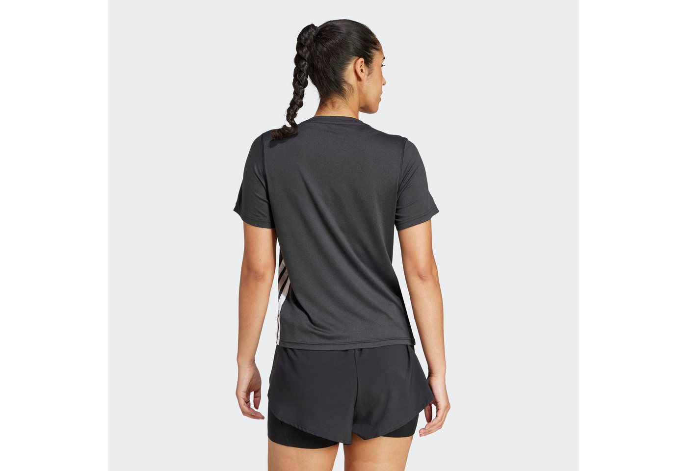 adidas Performance T-Shirt TRAIN ESSENTIALS 3-STREIFEN WORKOUT sportlicher Stil, für Sport, Alltag und Freizeit – Bild 2 von 5