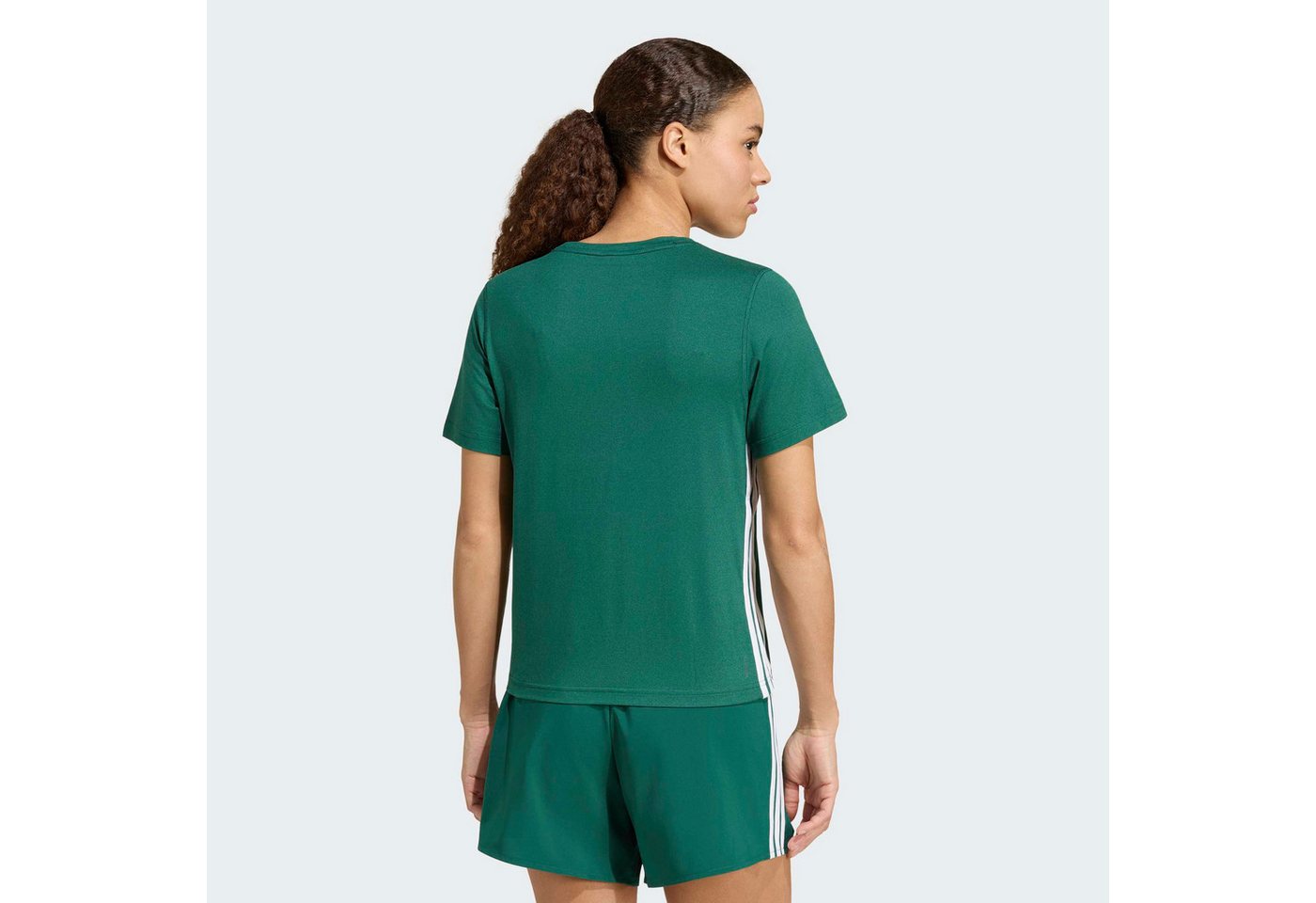 adidas Performance T-Shirt TRAIN ESSENTIALS 3-STREIFEN WORKOUT sportlicher Stil, für Sport, Alltag und Freizeit – Bild 2 von 5