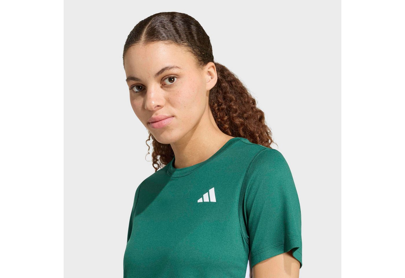 adidas Performance T-Shirt TRAIN ESSENTIALS 3-STREIFEN WORKOUT sportlicher Stil, für Sport, Alltag und Freizeit – Bild 4 von 5
