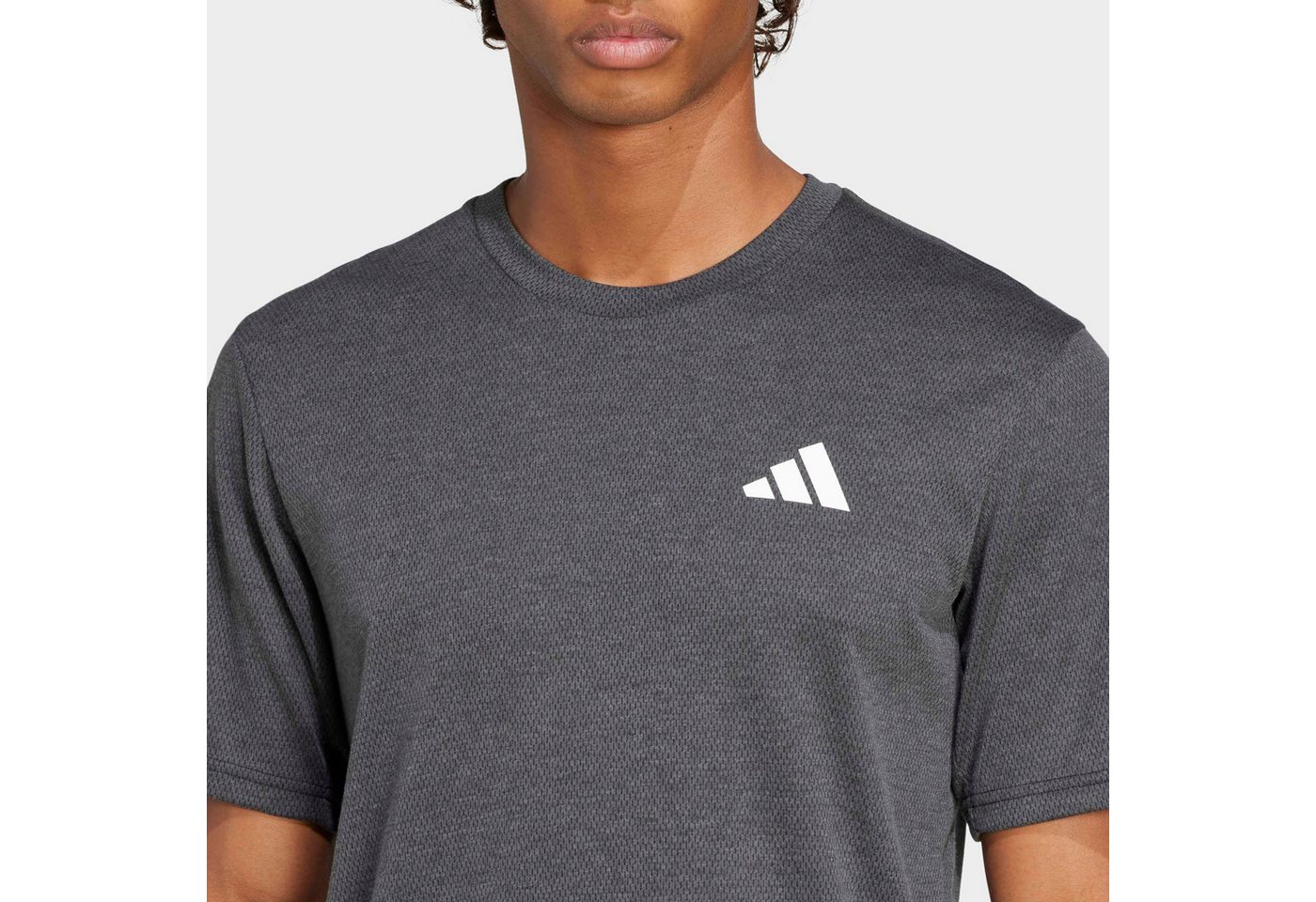 adidas Performance T-Shirt TRAIN ESSENTIALS FEELREADY NOVELTY Trainingsshirt mit CLIMACOOL, Pikeematerial – Bild 3 von 5