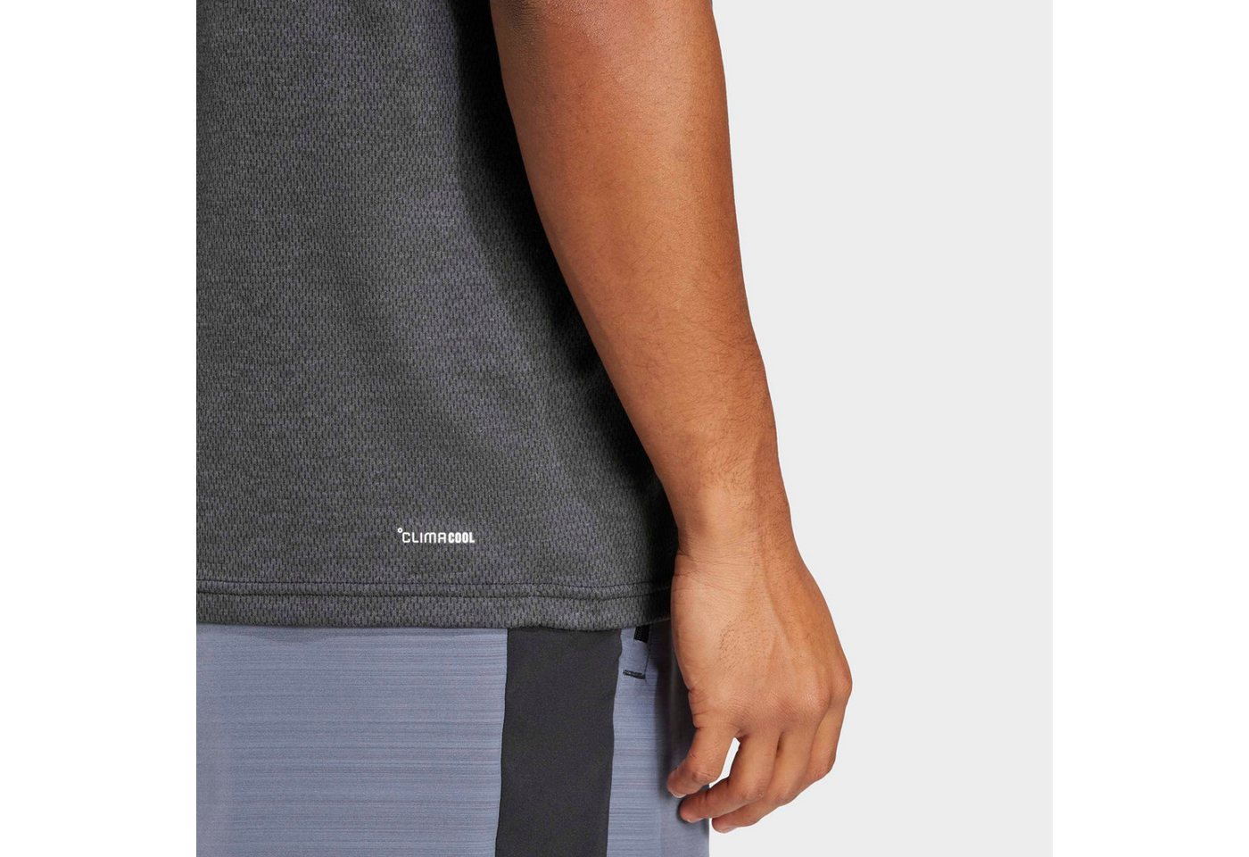 adidas Performance T-Shirt TRAIN ESSENTIALS FEELREADY NOVELTY Trainingsshirt mit CLIMACOOL, Pikeematerial – Bild 4 von 5