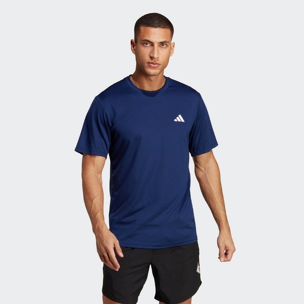 adidas Performance T-Shirt TRAIN ESSENTIALS TRAINING mit Rundhalsausschnitt, Kurzarmdesign, in Piqueoptik, ohne Verschluss