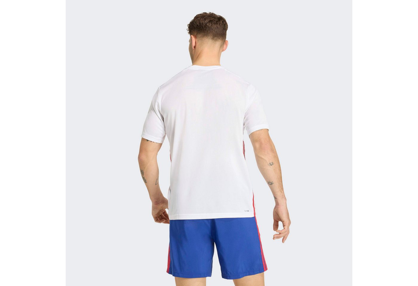 adidas Performance T-Shirt WORKOUT ESSENTIALS BASE 3-STREIFEN – Bild 3 von 5