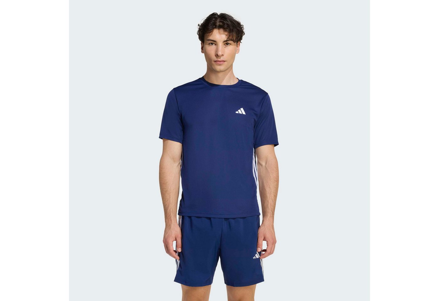 adidas Performance T-Shirt WORKOUT ESSENTIALS BASE 3-STREIFEN – Bild 2 von 5