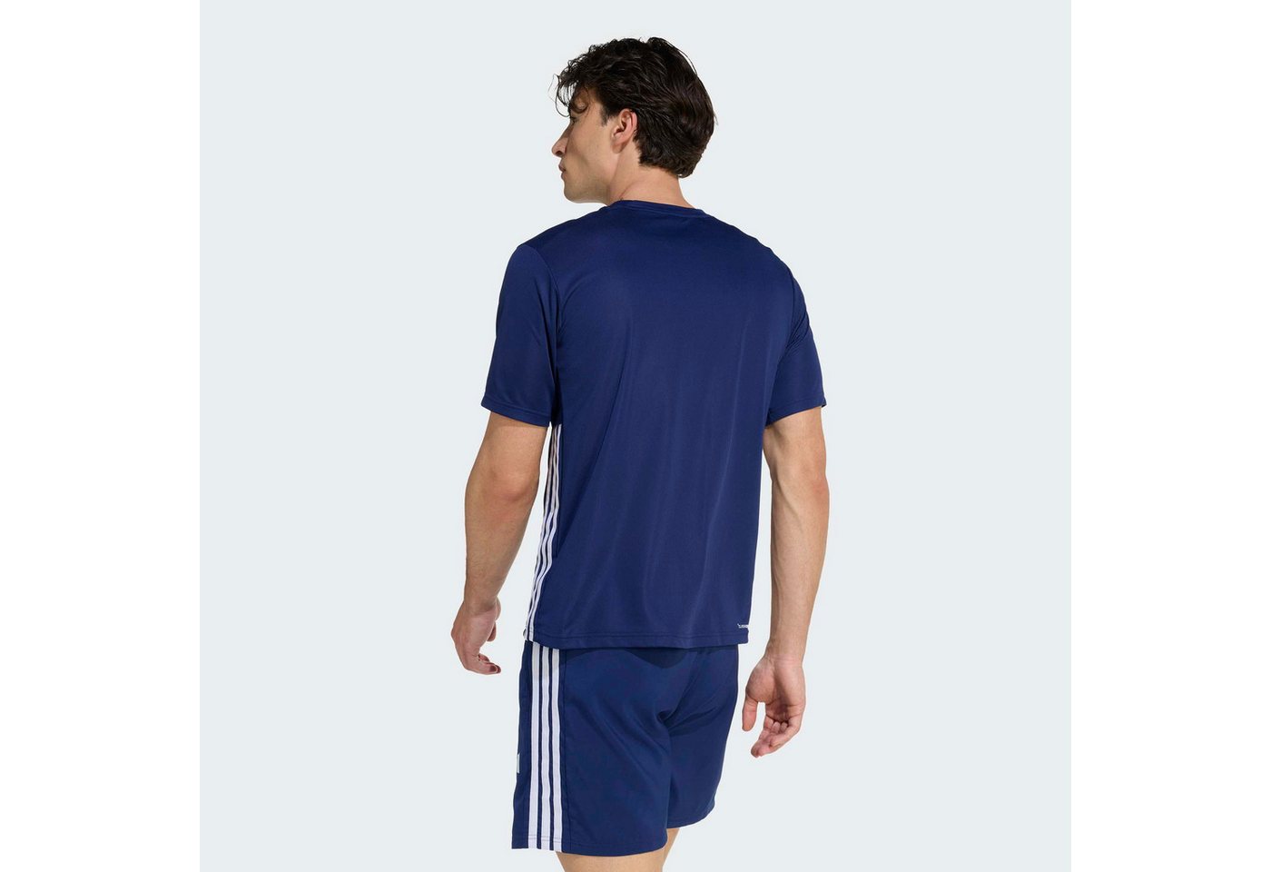 adidas Performance T-Shirt WORKOUT ESSENTIALS BASE 3-STREIFEN – Bild 3 von 5