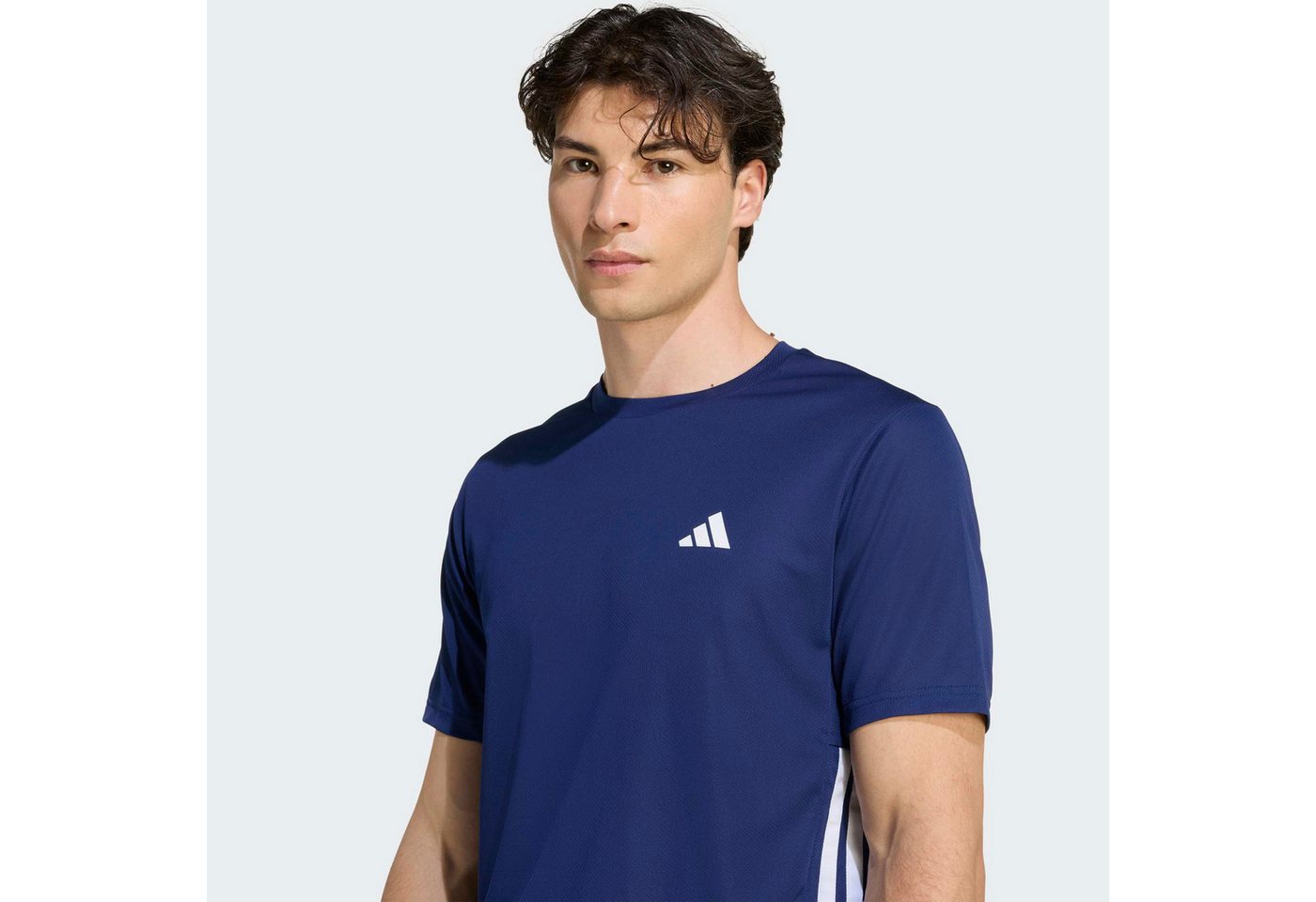 adidas Performance T-Shirt WORKOUT ESSENTIALS BASE 3-STREIFEN – Bild 5 von 5