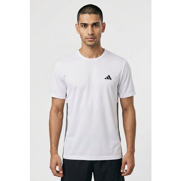 adidas Performance T-Shirt WORKOUT ESSENTIALS BASE 3-STREIFEN