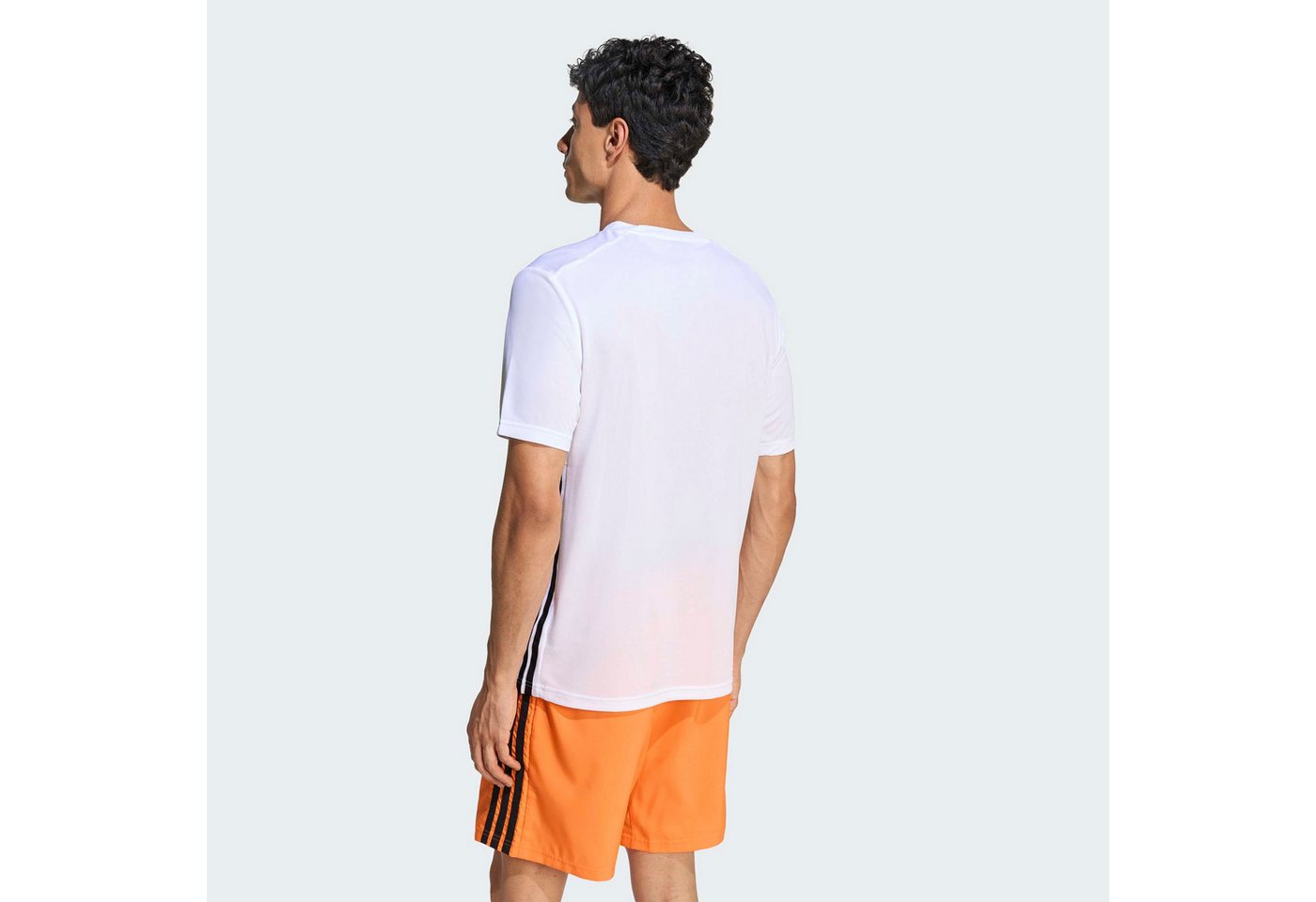 adidas Performance T-Shirt WORKOUT ESSENTIALS BASE 3-STREIFEN – Bild 3 von 5