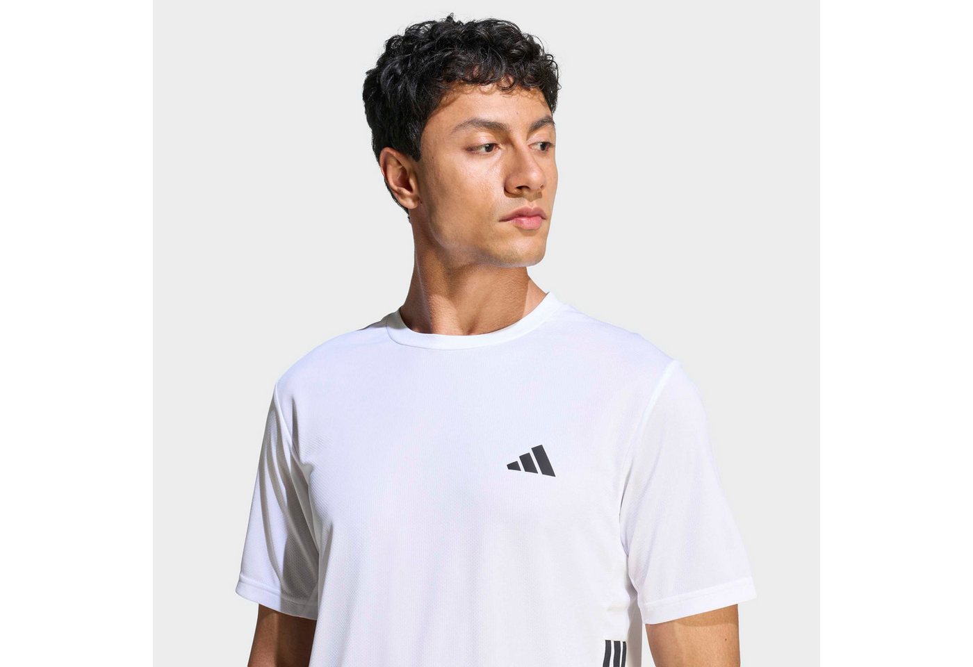 adidas Performance T-Shirt WORKOUT ESSENTIALS BASE 3-STREIFEN – Bild 5 von 5