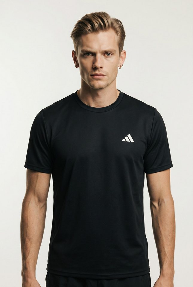 adidas Performance T-Shirt WORKOUT ESSENTIALS BASE 3-STREIFEN – Bild 2 von 5