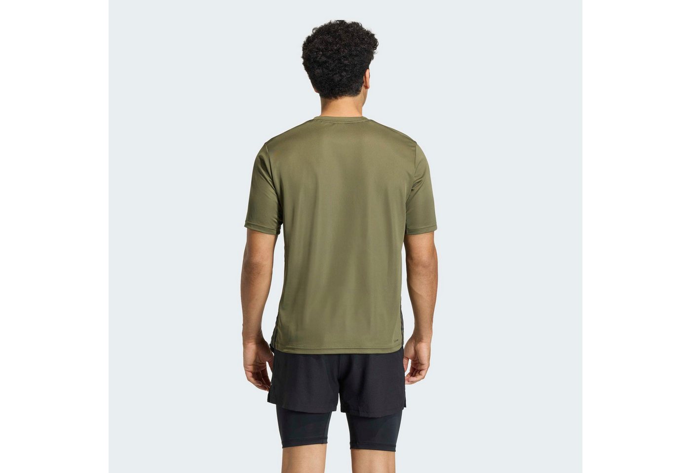 adidas Performance T-Shirt WORKOUT ESSENTIALS BASE 3-STREIFEN – Bild 2 von 5