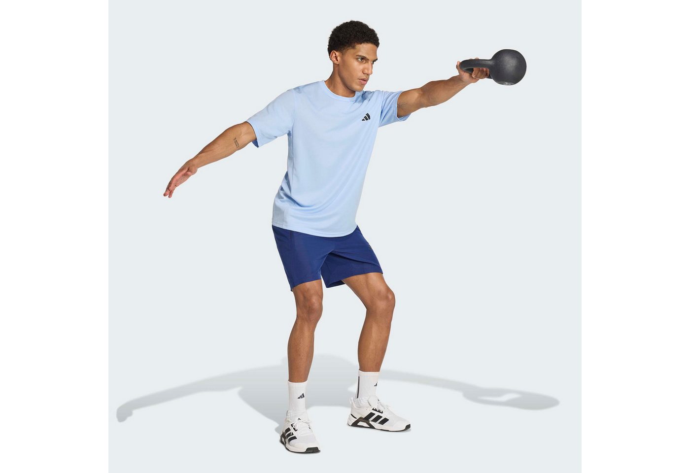 adidas Performance T-Shirt WORKOUT ESSENTIALS BASE reguläre Passform, mit Climacool Technologie – Bild 5 von 5
