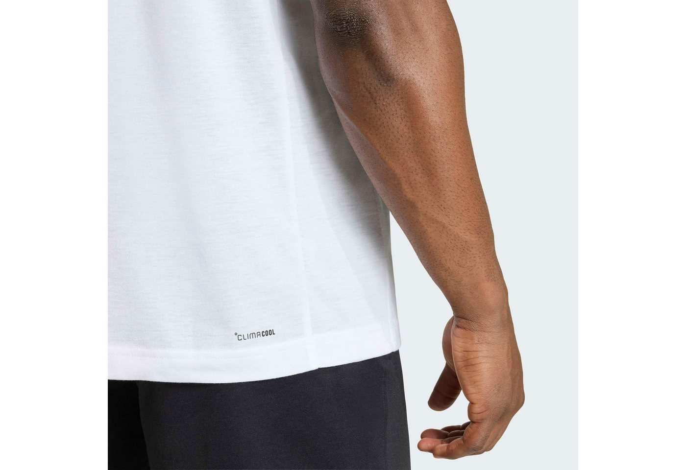 adidas Performance T-Shirt WORKOUT ESSENTIALS FEELREADY LOGO – Bild 3 von 5