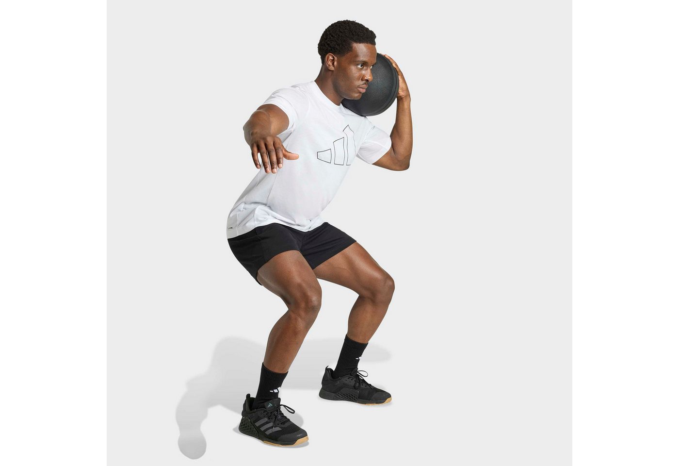 adidas Performance T-Shirt WORKOUT ESSENTIALS FEELREADY LOGO – Bild 5 von 5