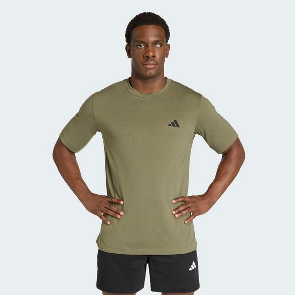 adidas Performance T-Shirt WORKOUT ESSENTIALS FEELREADY mit Rundhalsausschnitt, aus Polyester