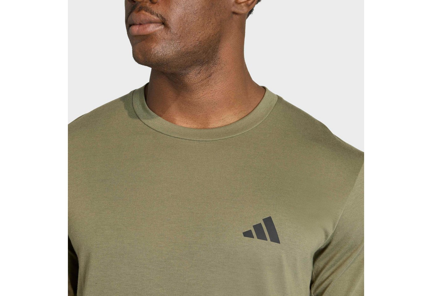 adidas Performance T-Shirt WORKOUT ESSENTIALS FEELREADY mit Rundhalsausschnitt, aus Polyester – Bild 3 von 5