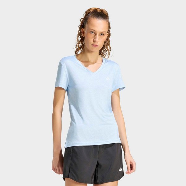adidas Performance T-Shirt WE HTR V NK TEE mit V-Ausschnitt, aus Polyester