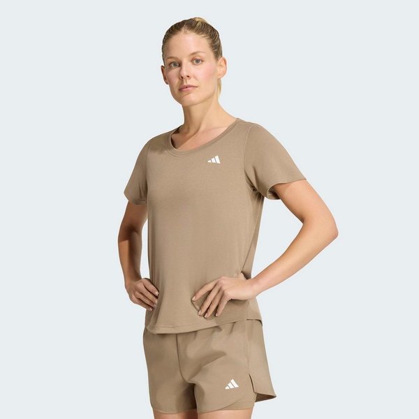 adidas Performance T-Shirt WORKOUT ESSENTIALS MIT TIEFEM AUSSCHNITT für sportliche Looks im Alltag und beim Training, ohne Verschluss