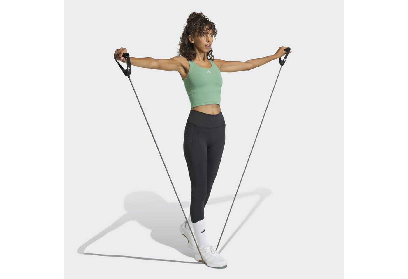 adidas Performance Tanktop 3-STREIFEN STUDIO ALL ME, LEICHT STÜTZEND – Bild 5 von 5