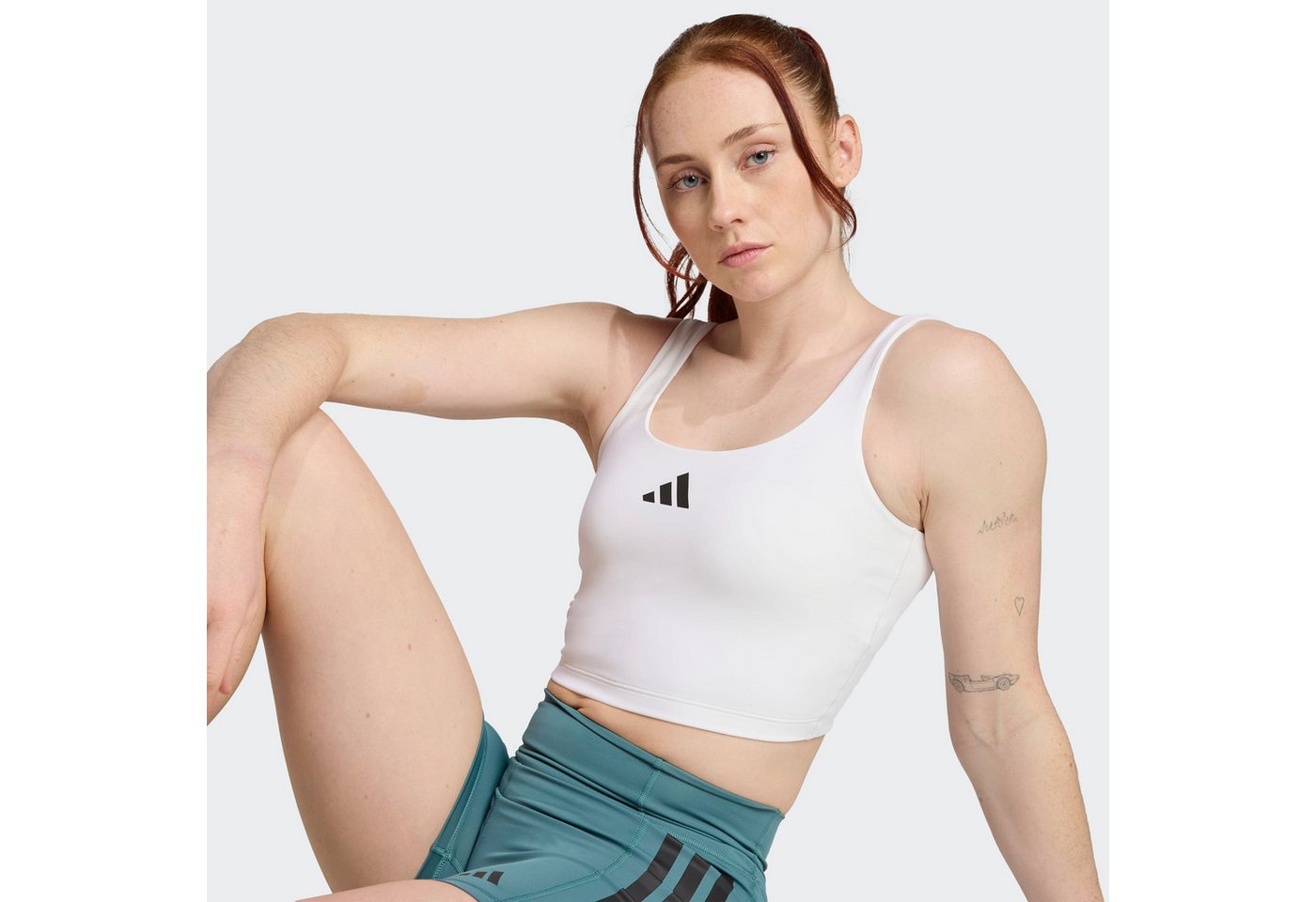 adidas Performance Tanktop POWER BH-, LEICHT STÜTZEND – Bild 3 von 5