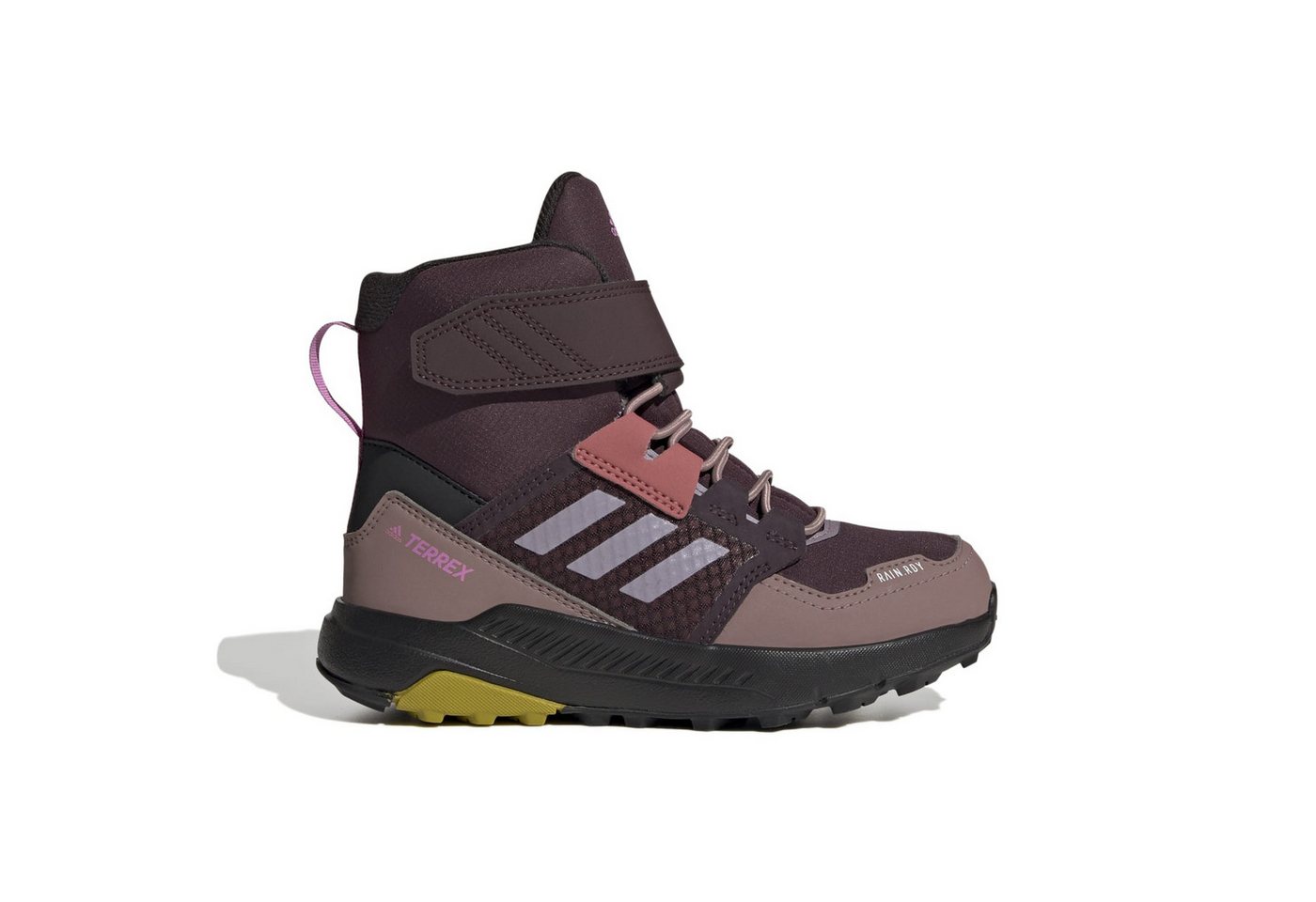 adidas Performance Terrex Trailmaker High COLD.RDY violett/dunkelrot Kinder Wanderschuh – Bild 2 von 5