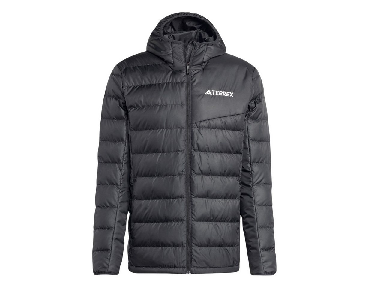 adidas Performance Winterjacke Daunenjacke Terrex Multi Light Hooded (warm, wasserabweisend) schwarz – Bild 2 von 5